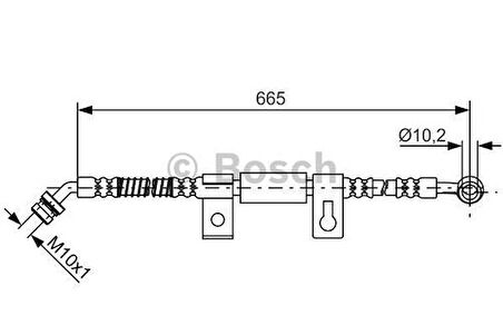 Bosch 1987481791 Fren Hortumu 587323E100