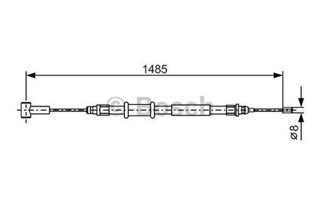 Bosch 1987482214 El Fren Teli Arka Sağ Sol Boxer III Jumper III Ducato III Boy 1485mm 06-4 Ton 1348980080