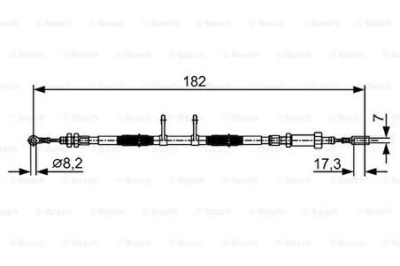 Bosch 1987482450 El Fren Teli Ducato Boxer Jumper 15- 4745.Z9