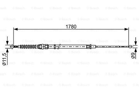 Bosch 1987482458 Fren Teli 6R0609721E