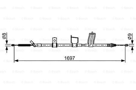 Bosch 1987482628 Fren Teli 36530JG00A