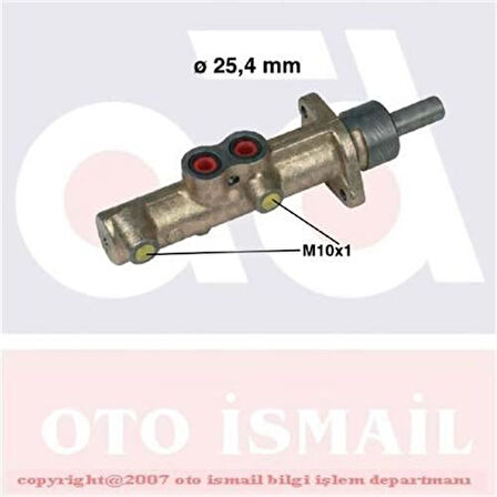 Bosch F026003140 Fren Ana Merkezi Iveco Daily 35.10 35.13 38.13 40.13 50.13 70.13 25.4mm 2991743