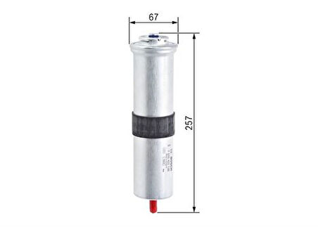 Bosch F026402106 Yakıt Filtresi BMW E90 E87 N46 13328584874