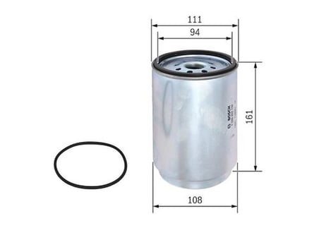 Bosch F026402132 Separ Filtre Volvo FH 400 440 480 500 520 05-Fh16 540 03-FM 440 460 05-FM460 500 10-Euro 4-5 Renault Kera370 410 450 05- 7420998349