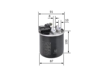 Bosch F026402839 Yakıt Filtresi W204 08-14 W205 14-18 C218 11-17 W212 09-16 C207 10-15 6510901652