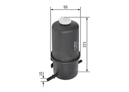 Bosch F026402853 Mazot Filtresi Crafter 11-2.0 TDI Cku 2H0127401