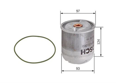 Bosch F026407060 Yağ Santrifüj Filtresi Renault Premium-Kera370-420 DCI 5001021174