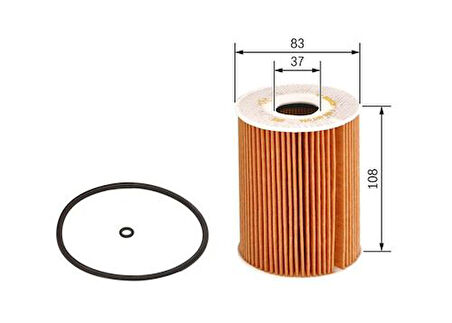 Bosch F026407076 Yağ Filtresi Mercedes OM629 X164 W211 W164 W221 A6291800109