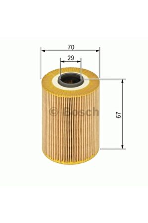 Yag Fıltresı Toyota Aurıs 1.4d-4d Corolla 1.4d Verso 1.4d Yarıs 1