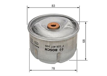 Bosch F026407099 Yağ Filtresi Land Rover Defender 6C1Q6N602BA