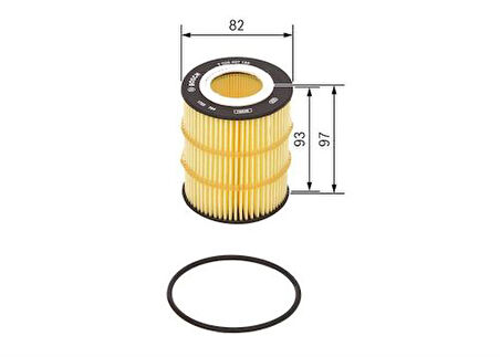 Bosch F026407155 Yağ Filtresi 306Dt Dıscovery 4 L319 09>18 Dıscovery 5 L462 16> Range Rover 4 L405 13> Range Rover Sport I L320 09>13 Sport 2 L494 13>16 Velar L560 17> Jaguar Xj X351 09>16 Xf I X250 09>14
