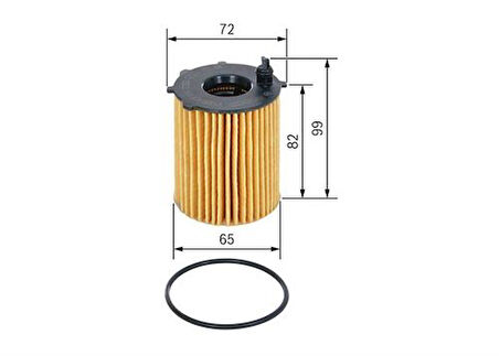 Bosch F026407159 Yağ Filtresi