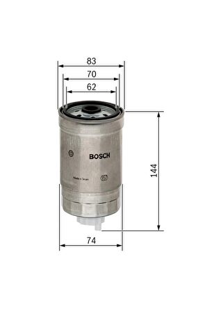 Bosch 1457434516 Yakıt Filtresi Hyundaı Accent Getz Matrıx