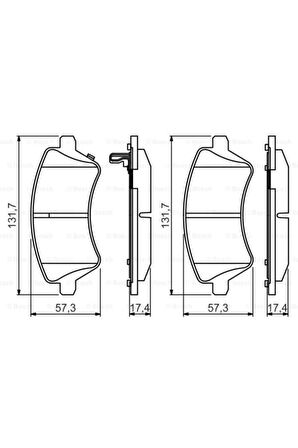Fren Balatası On Vwa 23766 Corolla 1.4 Vvt-ı 01.2002- 1.6 Vvt-ı 01.2002- 2.0d 4