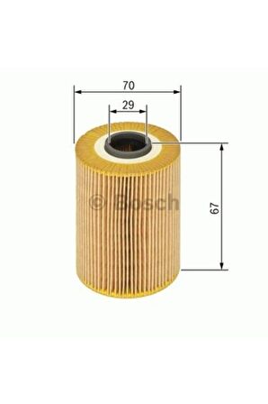 Yag Filtresi Auris 1,4d-4d - Corolla 1.4 D-4d - Yaris 1.4 D-4d-41520v010, 0415231050, 0415231090,