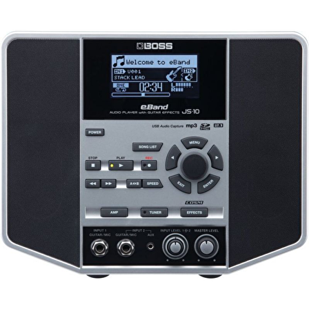 Boss JS-10 Audio Player ve Gitar Efekti