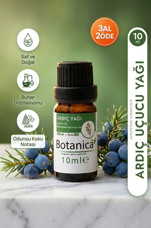 Ardıç Uçucu Yağı  Vücut Masajı Cilt Arındırıcı Juniper Oil 10 Ml Pura Morena