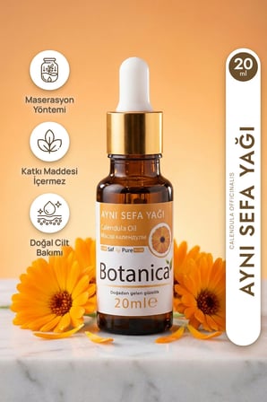 Aynısefa Yağı Saf Maserasyon Yağı Bebek Masajı Hassas Cilt Bakımı Calendula Oil 20 ml Pura Morena