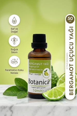 Bergamot Ucucu Yagi Rahatlatici Aromaterapi Cilt Bakimi 50 Ml Pura Morena