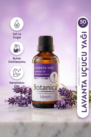 Lavanta Ucucu Yagi Rahatlatici Aromaterapi Cilt Bakimi Lavender Oil 50 Ml Pura Morena