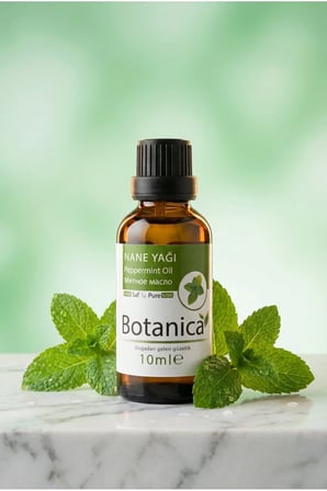 Nane Uçucu Yağı  Ferahlatıcı Aromaterapi Serinletici Bakım 10 Ml Pura Morena