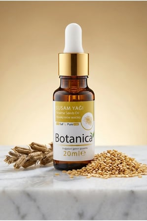 Susam Yağı Soğuk Sıkım  Vücut Masajı Ayurveda Masaj Yağı Sesame Oil 20 Ml Pura Morena