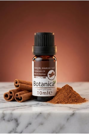 Tarçın Uçucu Yağı  İsıtıcı Masaj Yoğun Aroma Cinnamon Oil 10 Ml Pura Morena