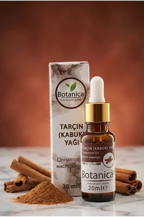 Tarçın Uçucu Yağı %100 Saf Isıtıcı Masaj Yoğun Aroma Cinnamon Oil 20 ml Pura Morena