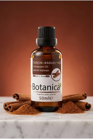 Tarçın Uçucu Yağı  İsıtıcı Masaj Yoğun Aroma Cinnamon Oil 50 Ml Pura Morena