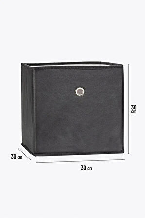 (4 adet)Dolap Içi Çamaşır Oyuncak Düzenleyici Kapaksız Saklama Kutusu Organizer 30x30x30