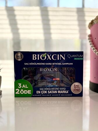 Bioxcin Quantum Şampuan 3 Al 2 Öde ( Yağlı Saçlar Için ) 3x300 Ml 