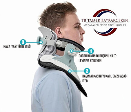 Boyun Masaj Cihazi Yari Otomatik&kumandali Ortopedik Boyunluk// boyun Fitigi//