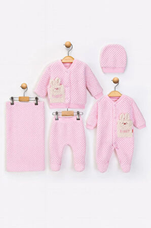 KIZ BEBEK JAKARLI WELSOFT  TULUM ZIBIN BERE VE BATTANİYELİ 5 Lİ TAKIM