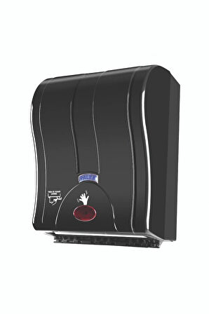 Palex (BİVOPAZAR) Prestij Sensörlü Otomatik Kağıt Havluluk ( Kağıt Havlu Dispenseri) 21 Cm Siyah 3491-s