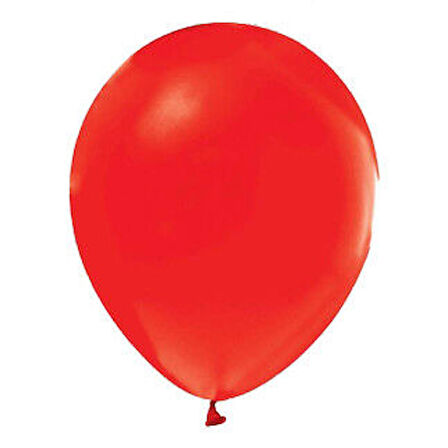 Metalik Kırmızı Balon 12 İnch 20 Adet