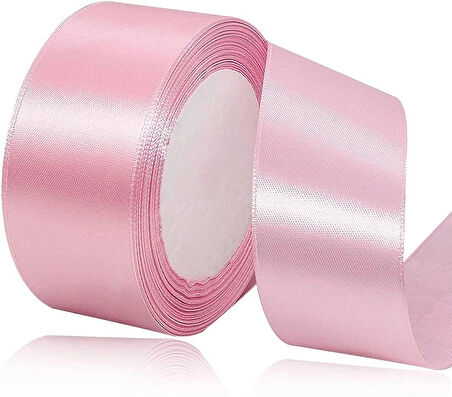Benim Marifetlerim Pembe Saten Kurdele 1 cm 10 Metre
