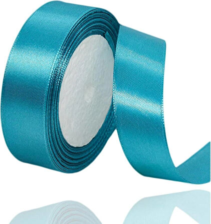 Benim Marifetlerim Turkuaz Saten Kurdele 4 cm 10 metre