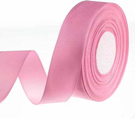 Benim Marifetlerim Pembe Grogren Kurdele 1 cm 10 metre