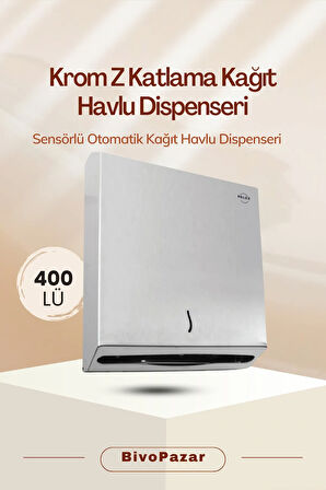 Palex Krom Z Katlama Havlu Dispenseri 400 Lü