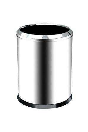 Krom Çemberli Çöp Kovası 45 Lt