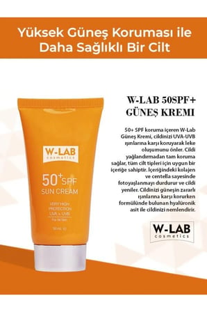 W-Lab Cosmetics Madeleb Krem + W-Lab Cosmetics Güneş Koruyucu Krem Set