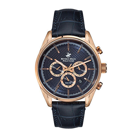 Beverly Hills Polo Club BP3004X.499 Erkek Kol Saati – Dual Time & Gün Göstergeli Quartz Saat