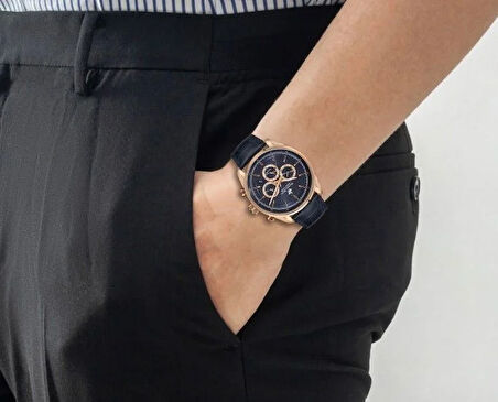 Beverly Hills Polo Club BP3004X.499 Erkek Kol Saati – Dual Time & Gün Göstergeli Quartz Saat