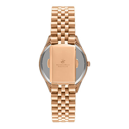 Beverly Hills Polo Club BP3390C.430 Kol Saati | 37 mm Rose Gold Kasa, Diamond Serisi
