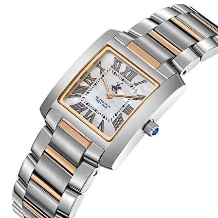 Beverly Hills Polo Club BP3644X.520 Kadın Kol Saati | Sedef Kadranlı, Rose-Gold Detaylı Zarafet