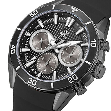 Beverly Hills Polo Club BP3730X.051 Erkek Kol Saati | 42,5mm, 10 ATM, Seramik Safir Kaplama Cam
