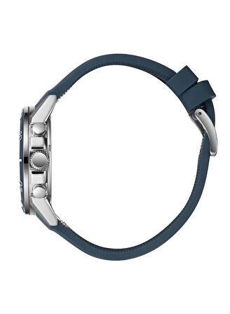 Beverly Hills Polo Club BP3730X.366 Erkek Kol Saati | Mavi Silikon Kordon & Gun Rengi Kasa