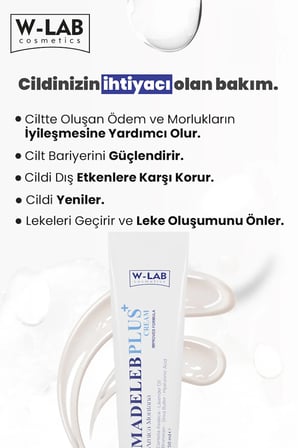 W-Lab CosmeticsMadeleb Plus Krem 3 Lü Paket