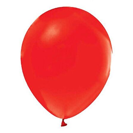 Metalik Kırmızı Balon 12 inch 5 Adet