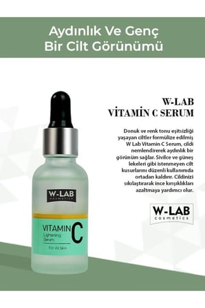 W-Lab Cosmetics C Vitaminli Serum + Kolajen Peptit Krem Set